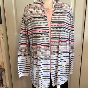 Talbots ladies long sweater.